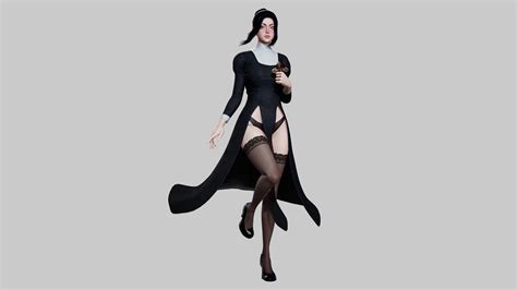 ArtStation - Nun - Game Ready | Game Assets