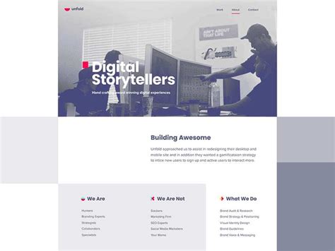 18 Unique and Successful About Us Page Design Examples