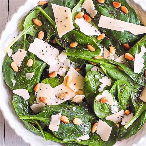 Simple Spinach Salad - Julia's Album