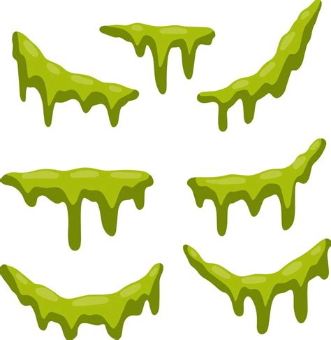 Green slime. Halloween decoration 9362230 Vector Art at Vecteezy