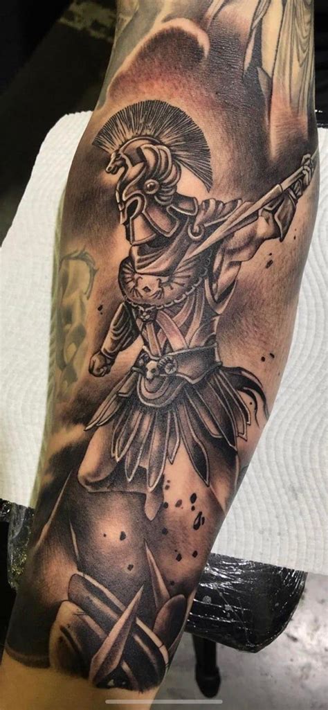 Reddit - tattoos - Final part of my Greek God sleeve, Ares, by Tama from Phresh Ink in Gold ...