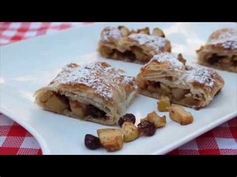 Apple strudel and raisins-easy to make and tasty-have recipe שטרודל תפוחים קל הכנה וטעים. - YouTube