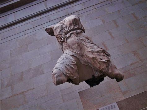 The Parthenon sculptures at the British Museum, London - purple ART