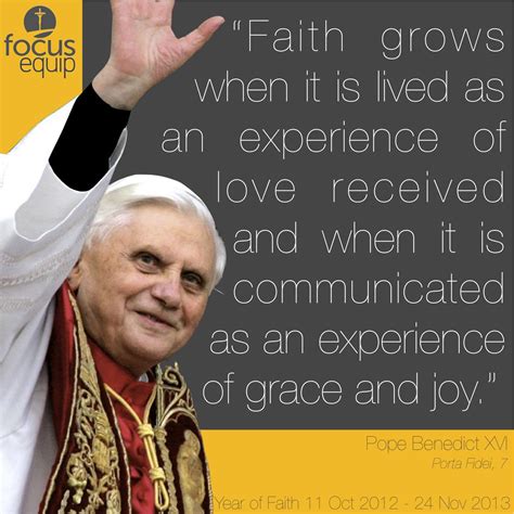 Pope Benedict XVI Quotes. QuotesGram