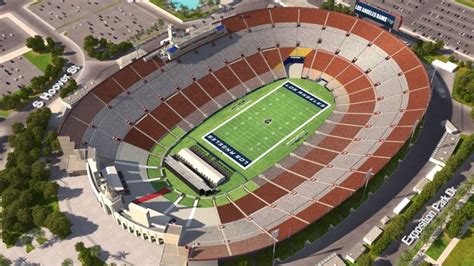 Los Angeles Rams Virtual Venue Iomedia for usc football seating chart # ...