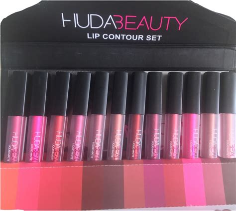 Huda Beauty set of 12 lip gloss - Price in India, Buy Huda Beauty set ...