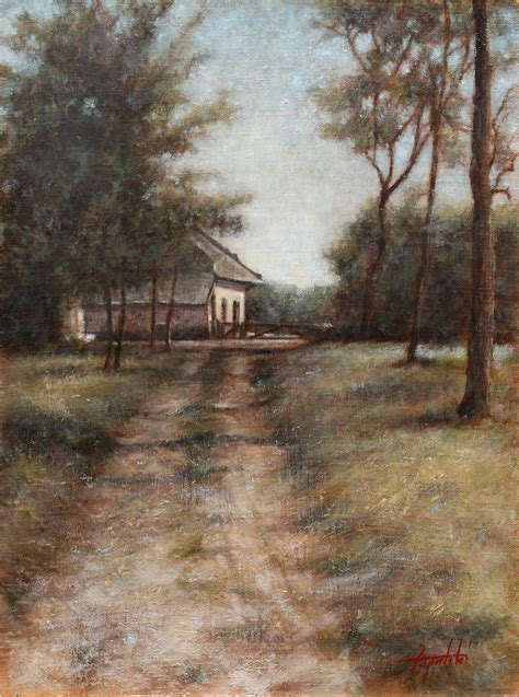 Old Farm - Oil Painting - Fine Arts Gallery - Original fine Art Oil Paintings, Watercolor Art ...