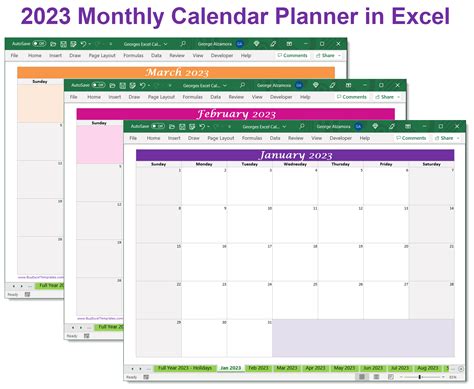 Excel Templates Calendar