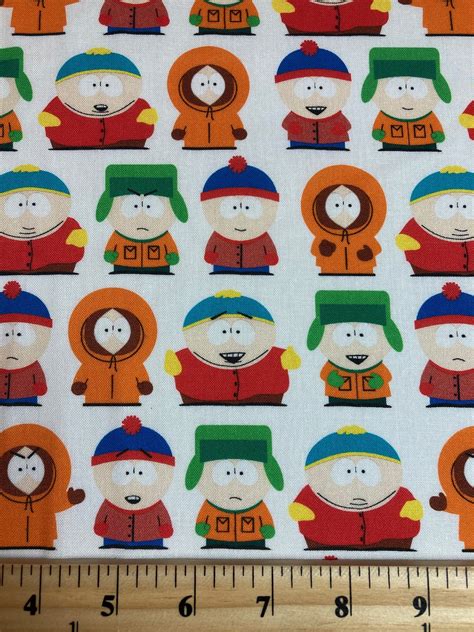 South Park Character Line-Up – 100% Cotton Fabric – Springs Creative ...