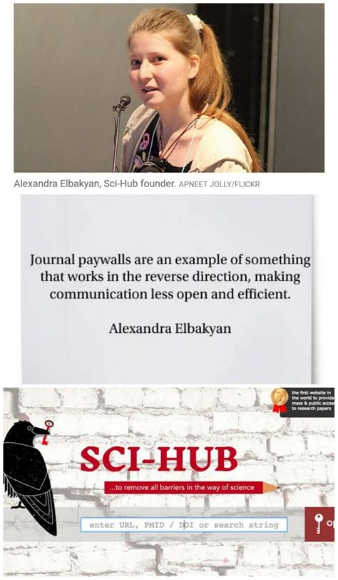 The girl who made 50 million research article free to read. Alexandra ...