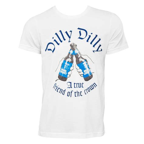 Bud Light Dilly Dilly Friend Of The Crown White Tee Shirt | Brew-Shirts.com