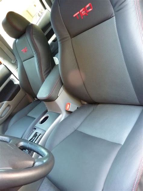 Leather Replacement Seats For Toyota Tacoma - Velcromag