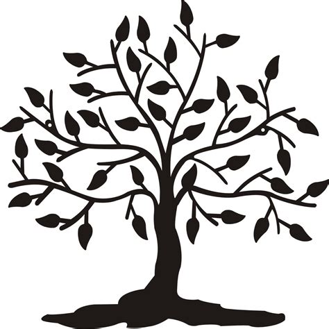 Tree Drawing Black And White at GetDrawings | Free download