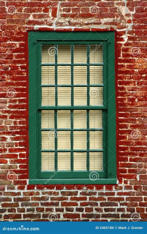 Brick Wall and Window stock photo. Image of grunge, block - 2465186