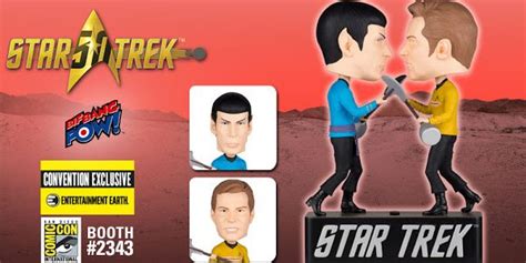 SDCC Reveal: Exclusive Star Trek Kirk vs Spock Dueling Bobble Heads