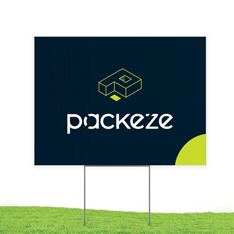 Bulk Yard Signs with Stakes 100-Pack Bundle at Packeze