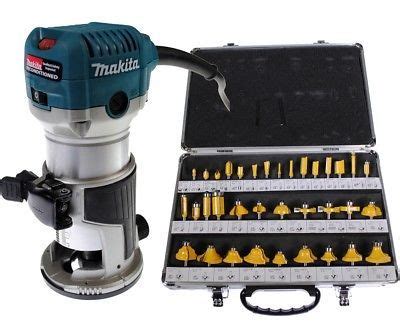 Routers and Joiners 122829: Makita Rt0701c 1-1 4 Hp Compact Router Refurbished + 35 Piece 1 4 ...