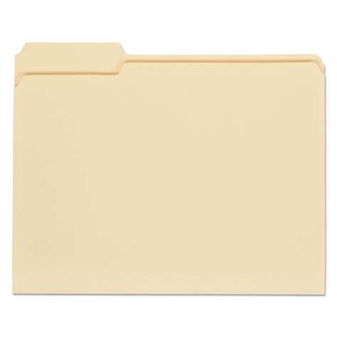 Universal Top Tab Manila File Folders, 1/3-Cut Tabs: Assorted, Letter Size, 0.75" Expansion ...