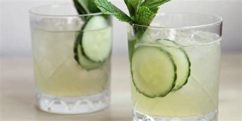 Cucumber-Mint Gin Cocktail | POPSUGAR Food