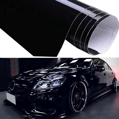 Excellence quality buy the latest best merchandise 24" x 60" Gloss Black Glossy Vinyl Wrap Sheet ...