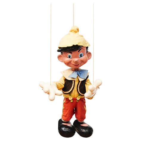 1950s MidCentury Vintage Pinocchio Marionette Puppet, Pelham Puppets at 1stDibs | vintage ...