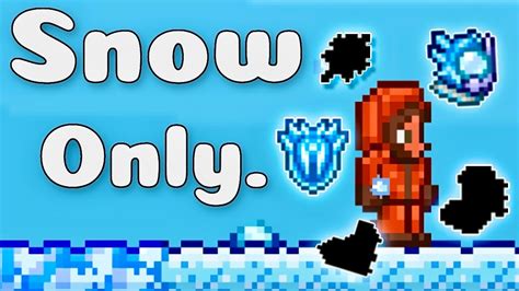 Can you beat Terraria with SNOW GEAR only? (Impossible Challenge) - YouTube