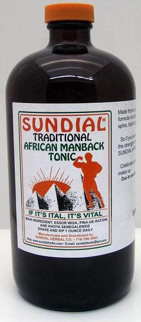 Sundial Traditional African Man Back Tonic 16 oz – JNJ CARIBBEAN FOODS