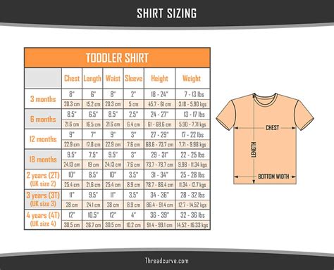 Shirt Sizes Charts (Women, Men, Kids Toddlers): Get The, 43% OFF