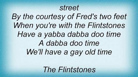 B-52's - (Meet) The Flintstones Lyrics - YouTube