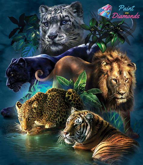 Wild Animals in One Diamond Painting | Paint by Diamonds | Reviews on Judge.me