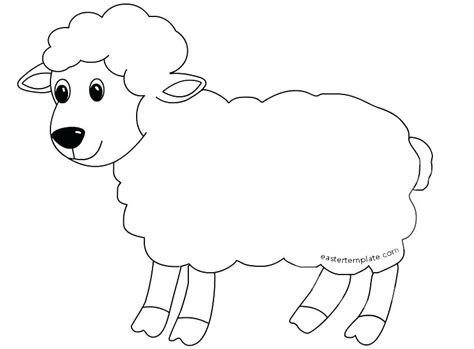 Cartoon Sheep Coloring Pages at GetDrawings | Free download