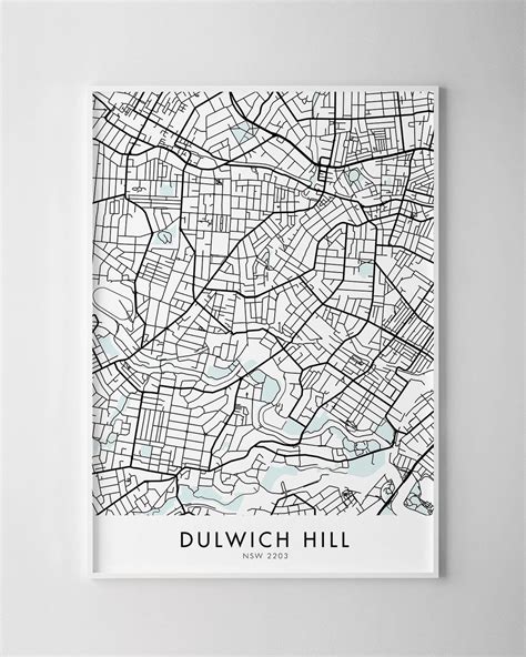 Sydney – Dulwich Hill Map Print - Chelsea Chelsea