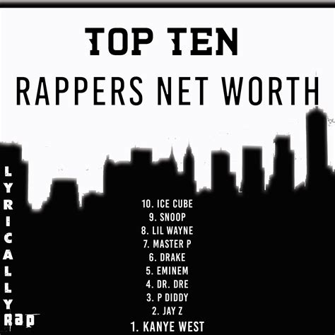 Top Ten Rappers Net Worth – Lyrically Rap