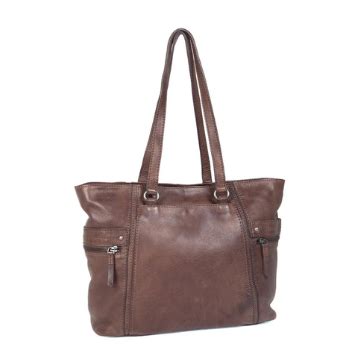 Cellini genuine leather tote bag | Brown | 296682 – Luggage Man