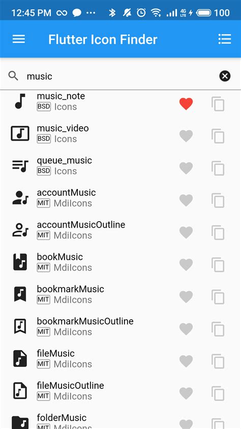 Flutter Icon Finder