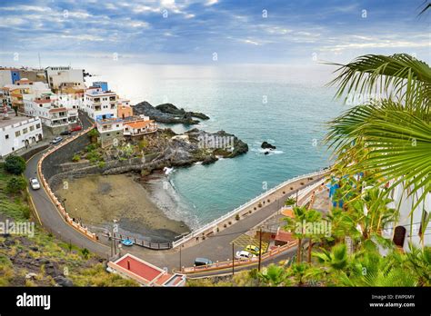 Puerto de Santiago Beach, Tenerife, Canary Islands, Spain Stock Photo: 84691403 - Alamy