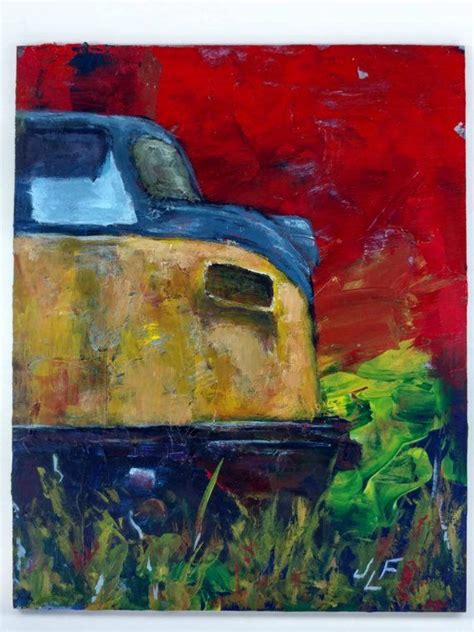 This is Schellville Train an original acrylic | Etsy | Painting, Acrylic painting, Abandoned train