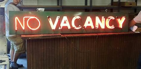 Vintage "No Vacancy" Porcelain Neon Sign | Vintage "No Vacan… | Flickr