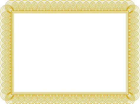 Award Certificate Border Template – Sample.gelorailmu.com