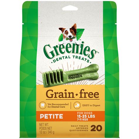 Greenies Grain Free Petite Dental Dog Treats | Petco Store