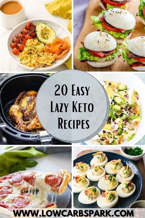 20 Easy Lazy Keto Recipes - Low Carb Spark