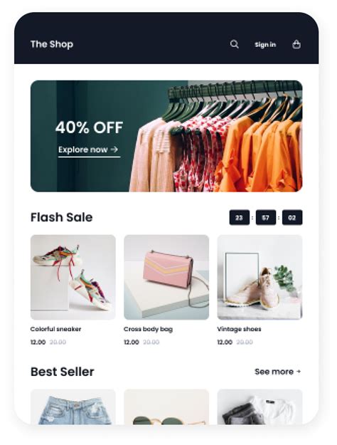 Opn - Create an e-commerce website