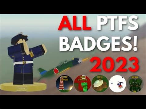 Where to find ALL PTFS Badges (UPDATED 2023) (Roblox) - YouTube