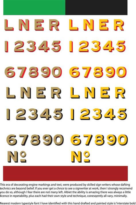 LNER old style typeface by Daxserv on DeviantArt