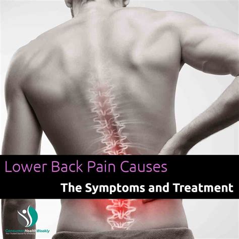 Lower Back Pain Causes - The Symptoms and Treatment
