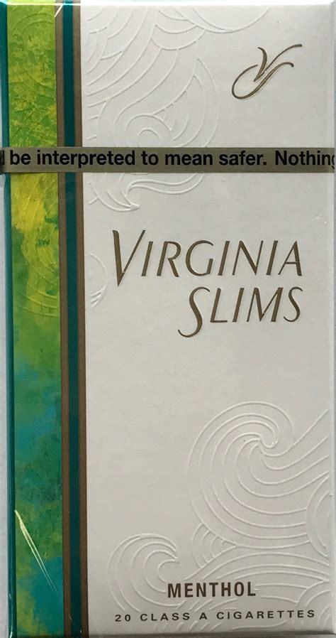 Virginia Slims Gold Menthol Box 100 | Frank Silva & Sons