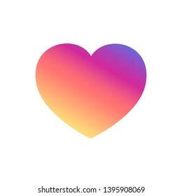 Instagram Like Heart Vector Icon Color Stock Vector (Royalty Free ...