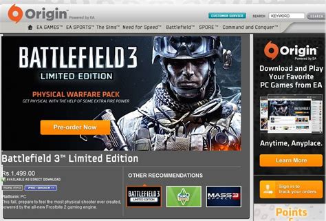 EA's Origin Offers Whopping Discounts on Big Game Titles