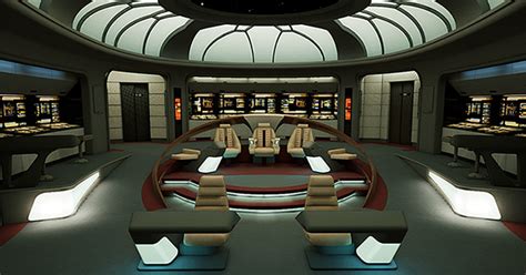 USS Enterprise-D Real-Time Star Trek Series: USS Enterprise-D: Bridge