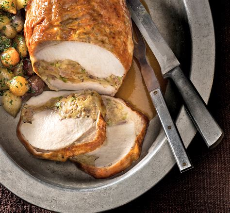 Stuffed Boneless Turkey Breast With White Wine Gravy - Freshly Generated